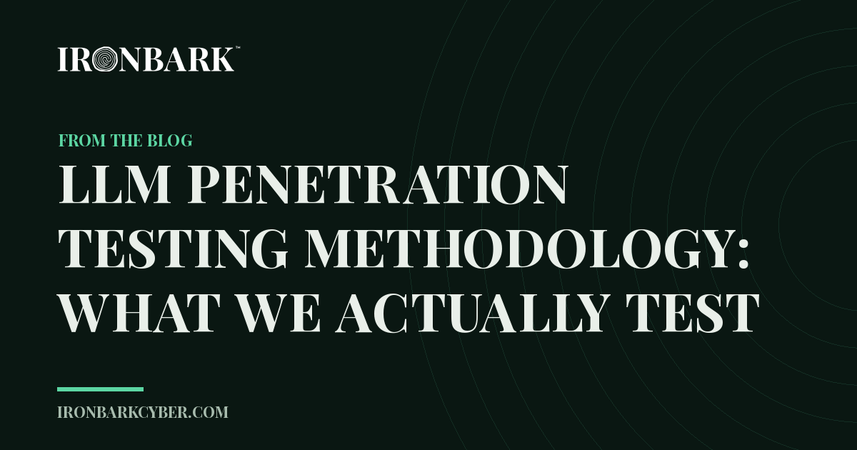 LLM penetration testing methodology: what we actually test